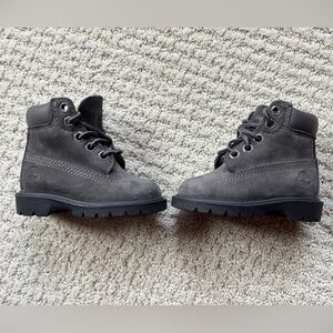 Timberland Size 4 Charcoal Boots